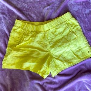NWT Lilly Pulitzer Large Yellow Lilo Shorts